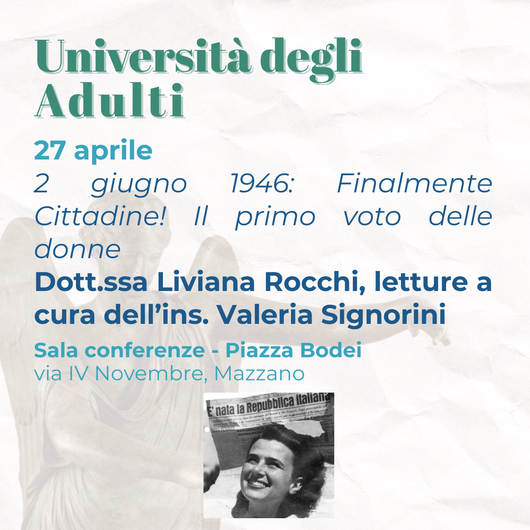 Università degli adulti 2025 - 2026