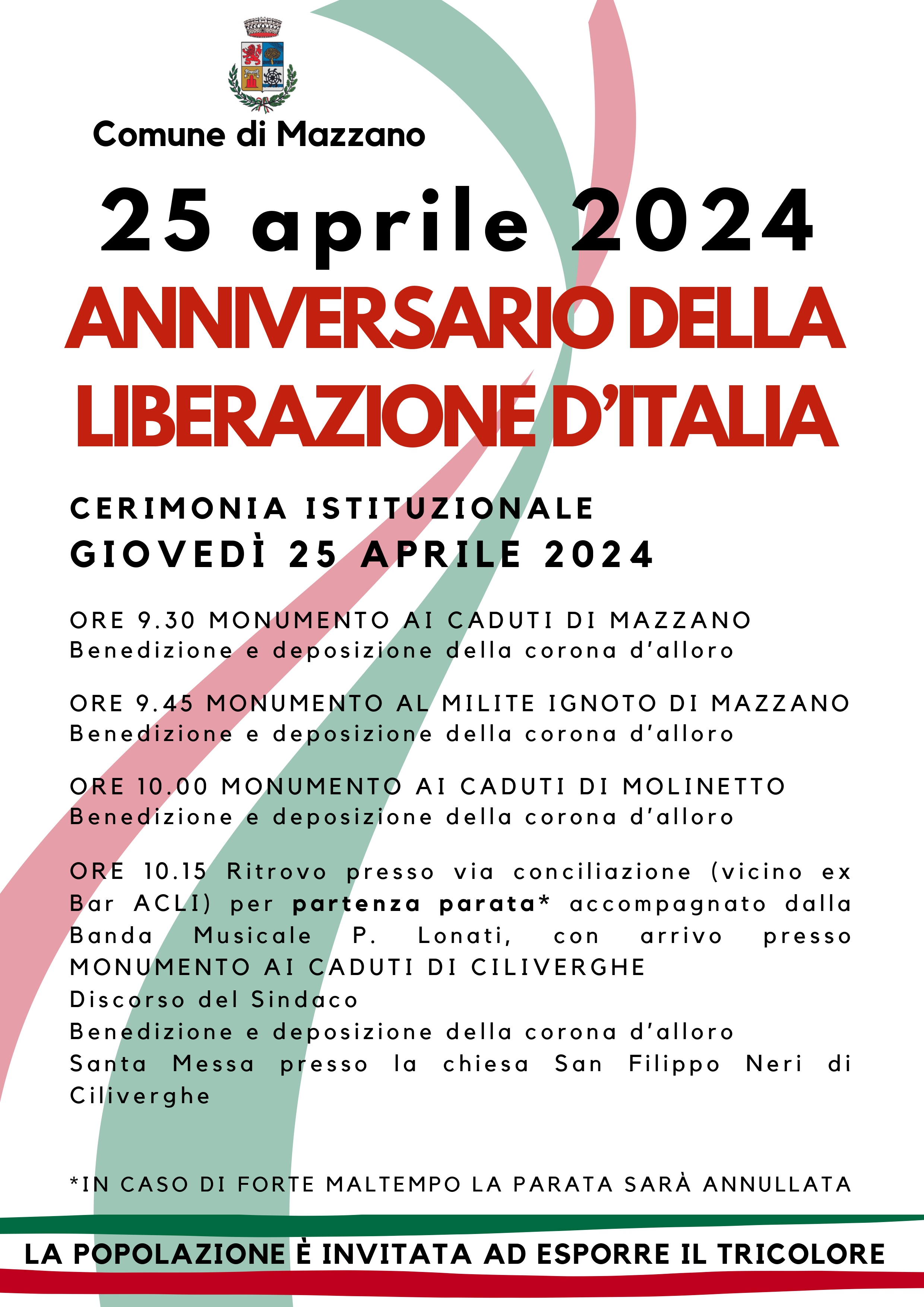 Anniversario della Liberazione d\'Italia