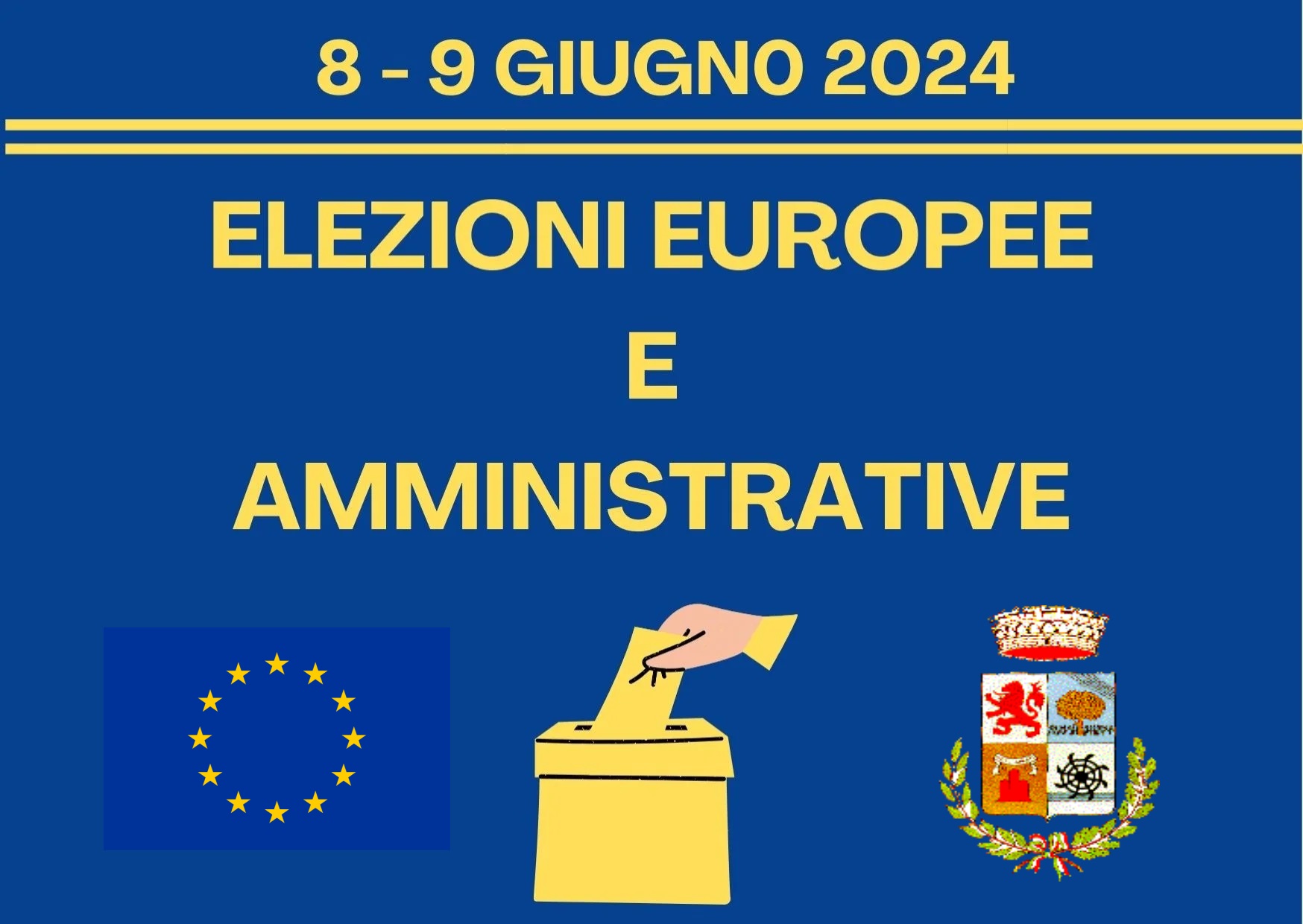 ELEZIONI EUROPEE 2024 - orari apertura straordinaria Ufficio Elettorale