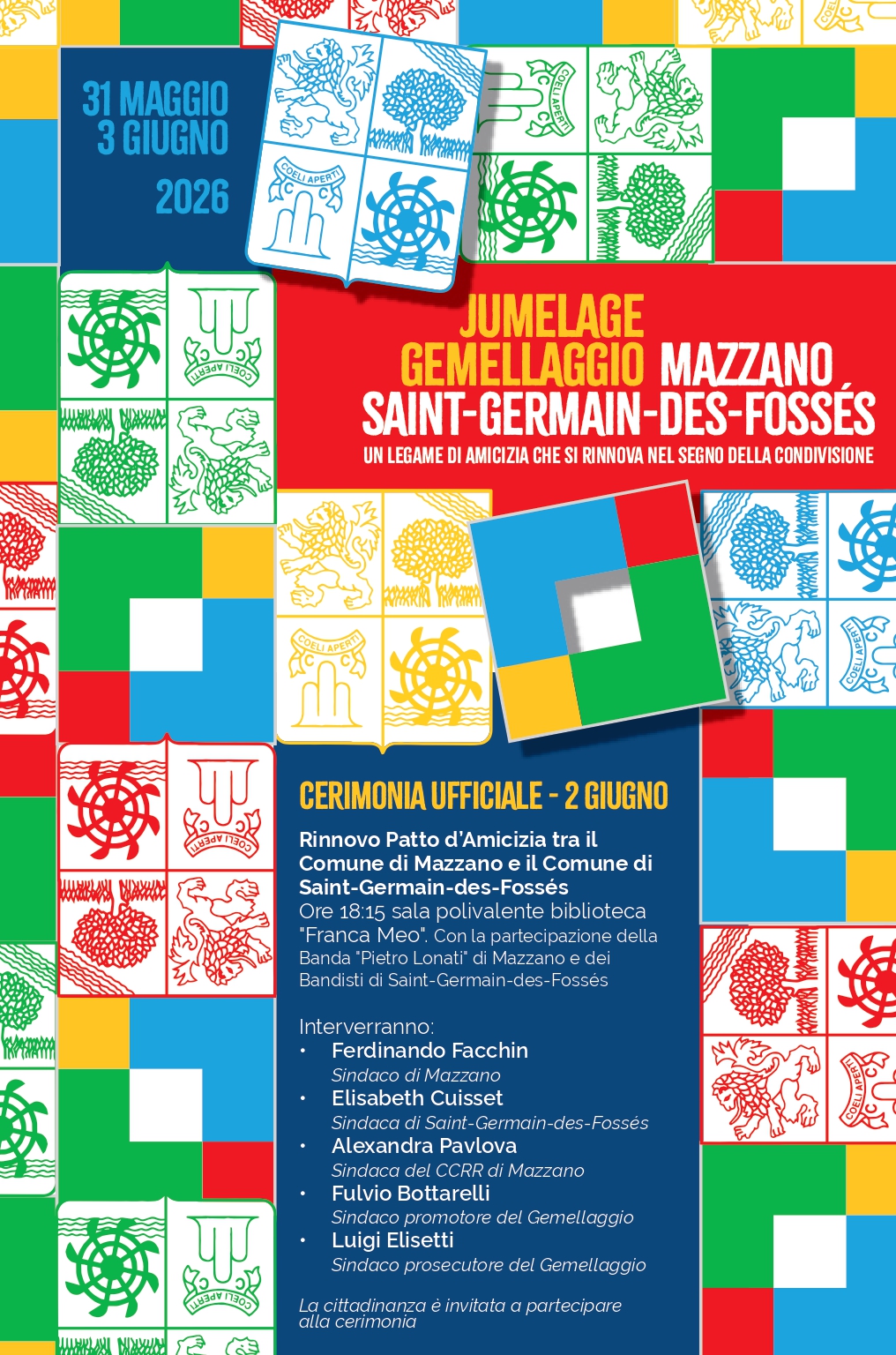 GEMELLAGGIO MAZZANO e SAINT-GERMAIN-DES-FOSS�S